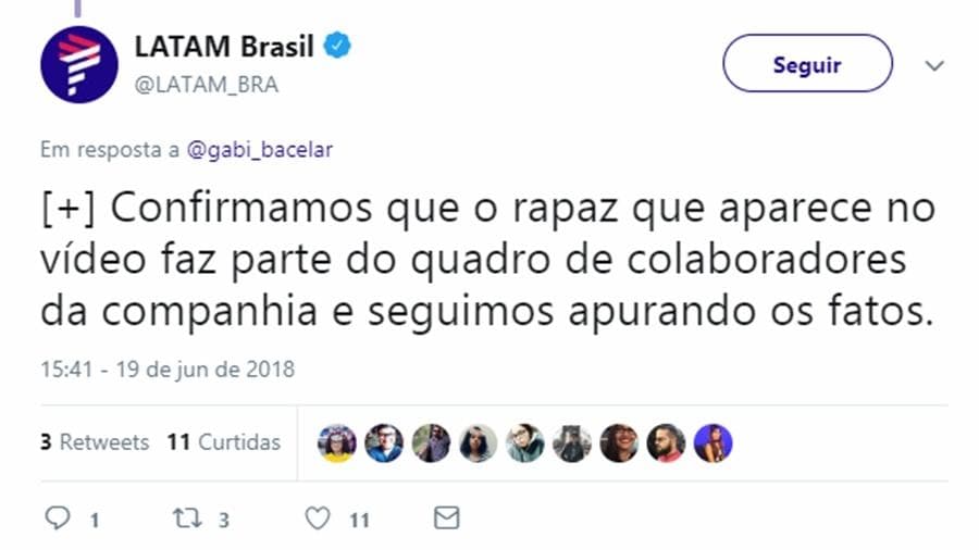 Latam demite funcionário envolvido em vídeo machista na Rússia