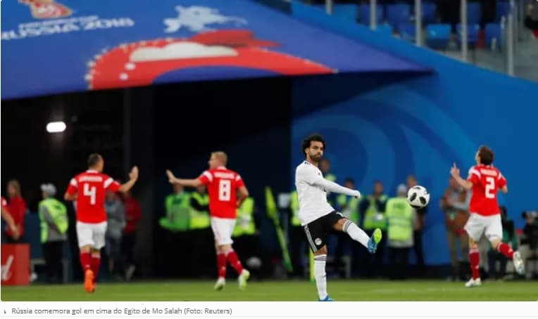 Com direito a golaço, Rússia vence mais uma, fica perto das oitavas e praticamente elimina o Egito