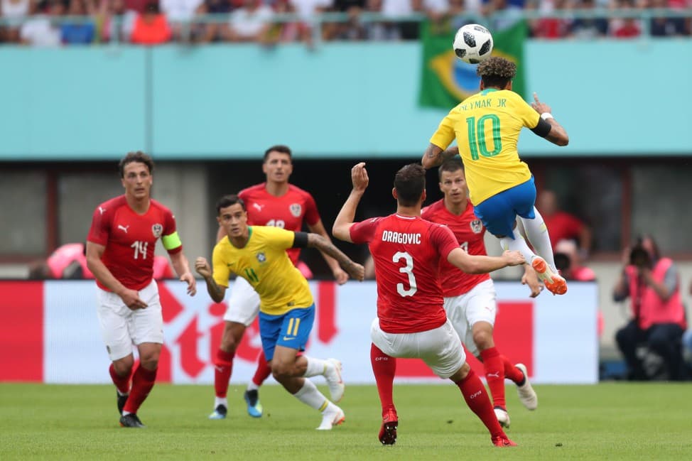 Brasil encerra preparativos para Copa vencendo Áustria por 3 a 0
