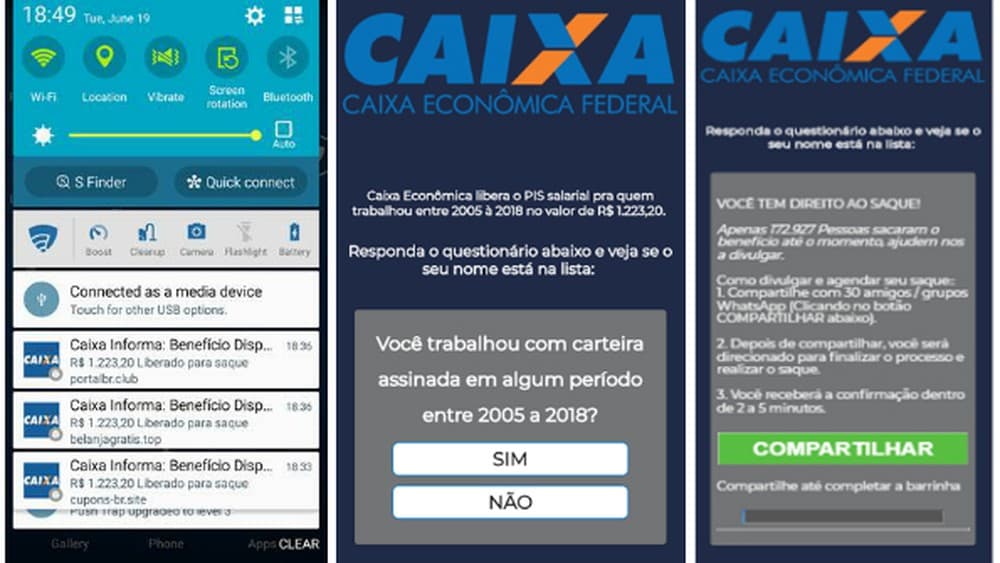 Golpe no WhatsApp para consulta ao PIS afeta 116 mil pessoas em 24 horas