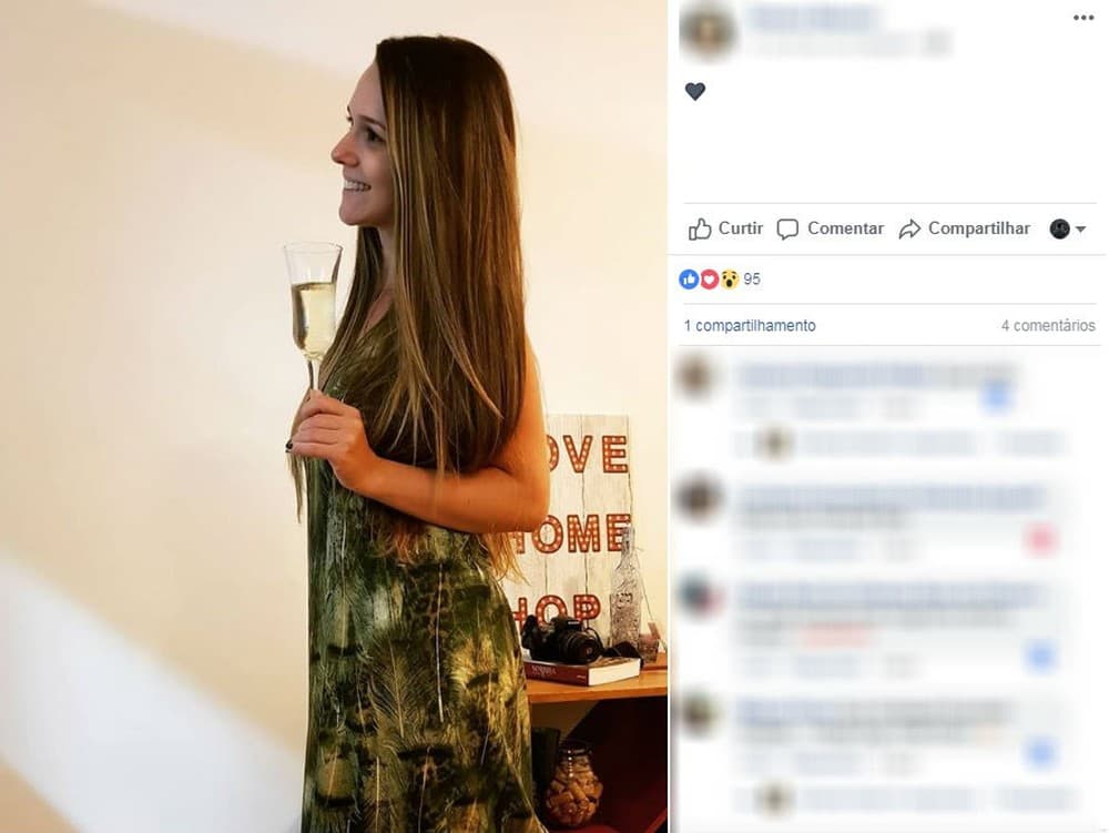 FOTO: Mulher morre ferida com taça durante comemoração após jogo do Brasil