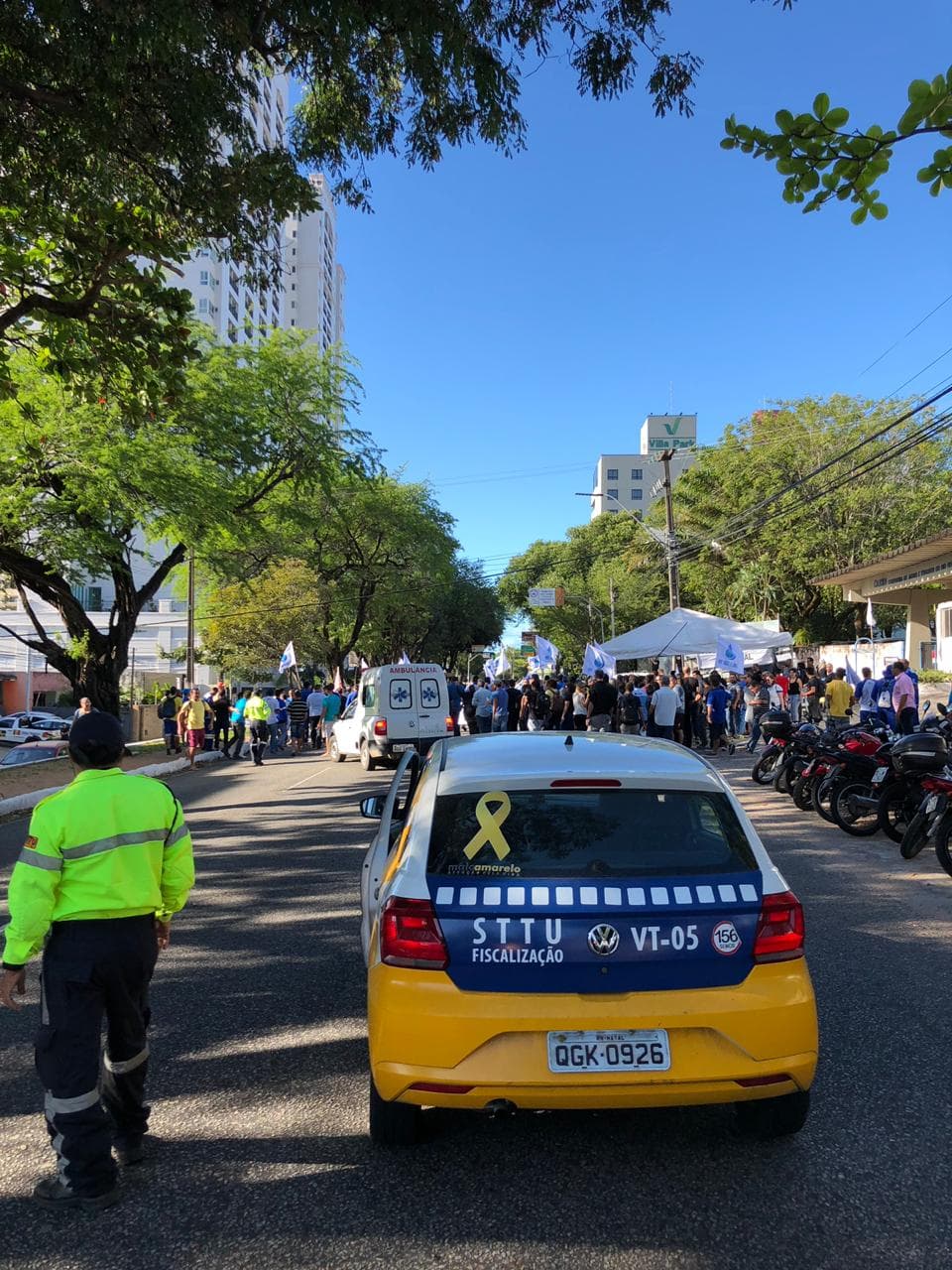 FOTO: Frente em Defesa do Saneamento Básico realiza ato em Natal contra a MP do Saneamento