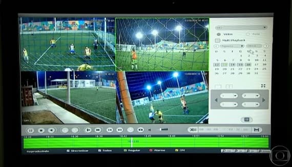VAR Caipira - (VÍDEO): câmeras de segurança ajudam peladeiros a decidir lances polêmicos