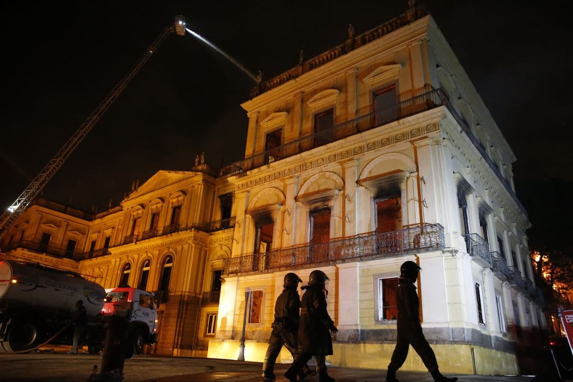 PF vai conduzir investigações sobre incêndio no Museu Nacional