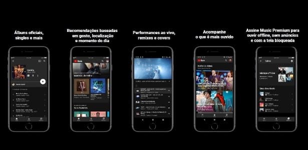 YouTube lança no Brasil rival para Spotify e Netflix