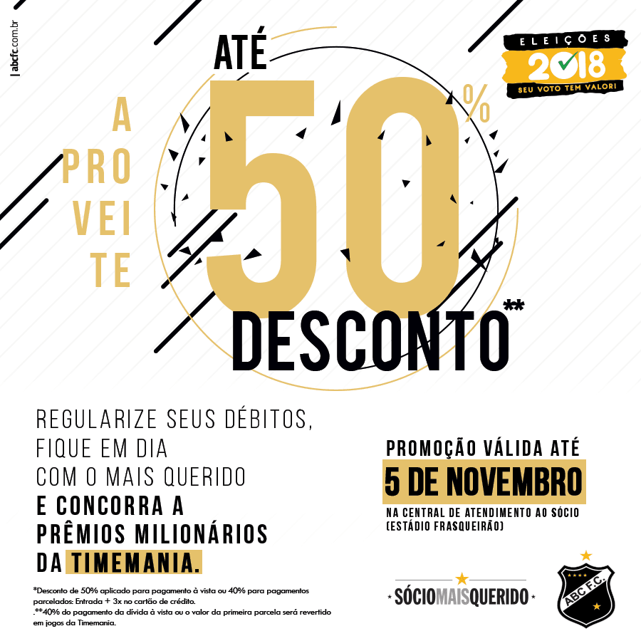 ABC: diretoria lança promoção para sócios e cessionários regularizarem situação junto ao SMQ