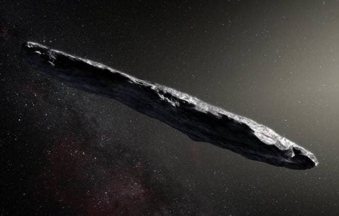 Estranho objeto que visitou o sistema solar pode ter sido sonda alienígena