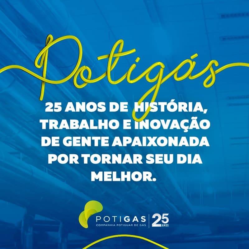 Potigás comemora 25 anos de criação