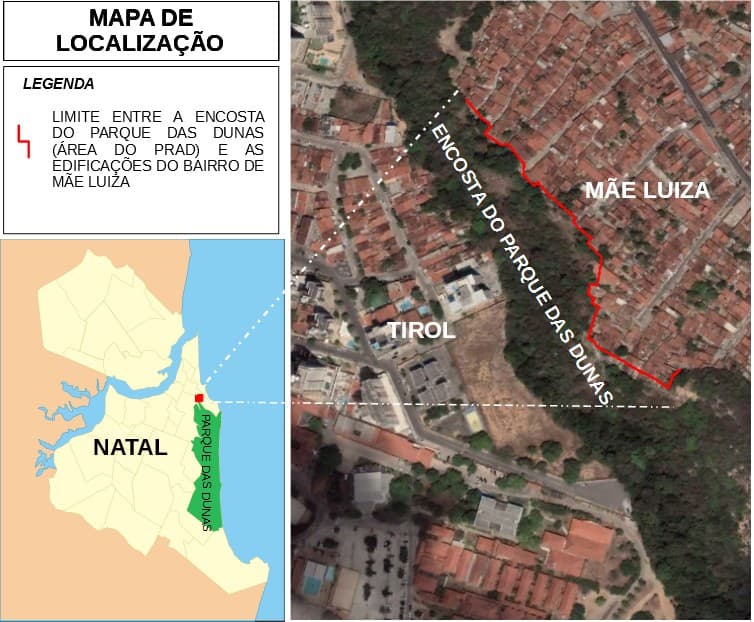Parque das Dunas: ação do MPRN pede recomposição de área degradada e demolição de casas em risco de desmoronamento
