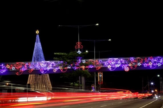 Árvores natalinas da zona Norte serão acesas nesta quinta-feira