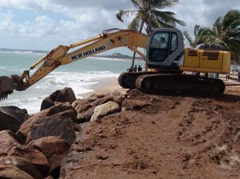 AVANÇO ASSUSTADOR DO MAR: Defesa Civil do RN reconhece estado de emergência na praia de Barra de Cunhaú