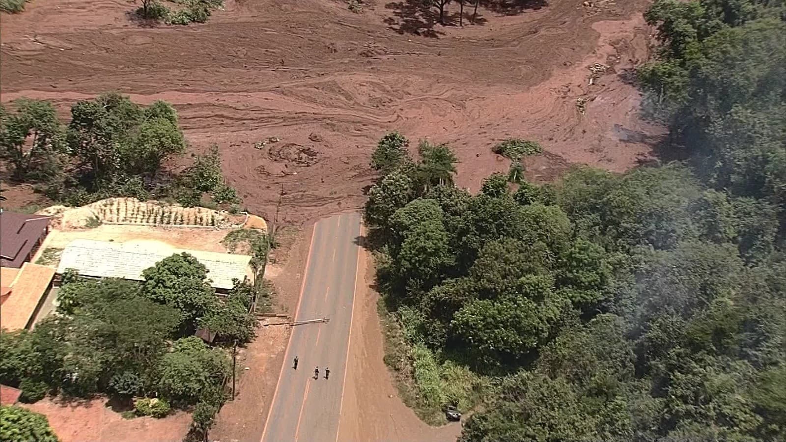 TRAGÉDIA- FOTOS: confira registro do rompimento da barragem de Brumadinho - MG