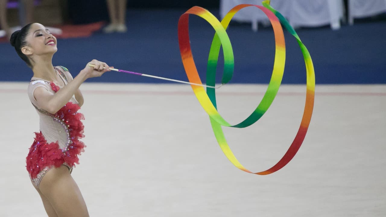 FOTO: Potiguar chega ao topo da elite da ginástica rítmica e é convocada para Seleção Brasileira para disputas do Pan-Americano e Mundial