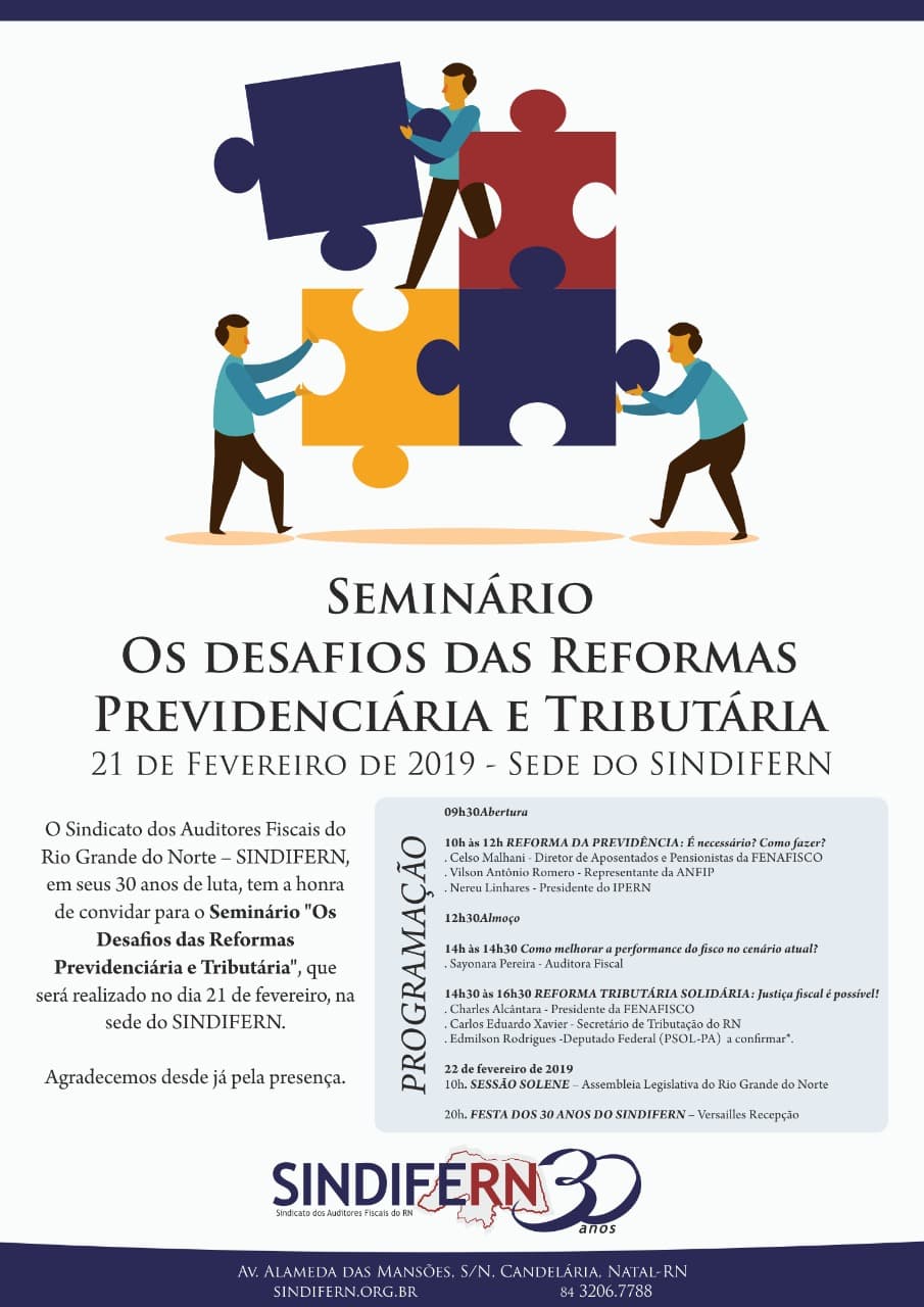 Seminário em Natal aborda Reforma Previdenciária na visão dos servidores Públicos