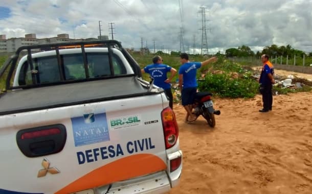 Defesa Civil Municipal amplia efetivo de plantão devido às chuvas que caem em Natal