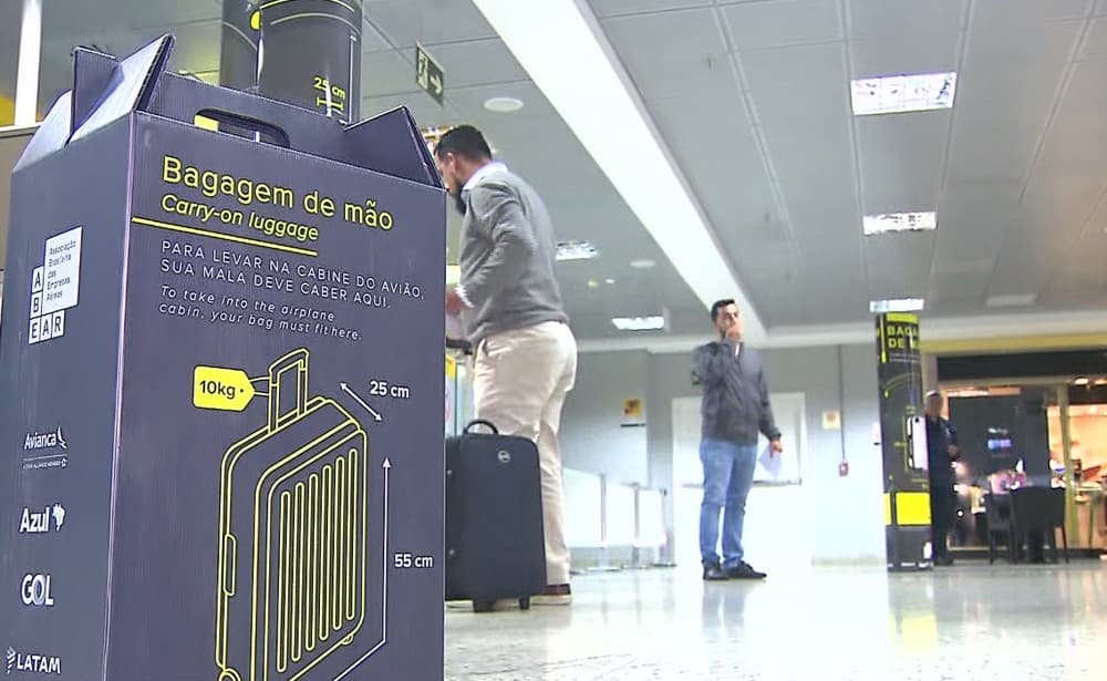 Despacho de bagagem de mão fora do padrão começa nesta quinta no RN e mais três aeroportos do país