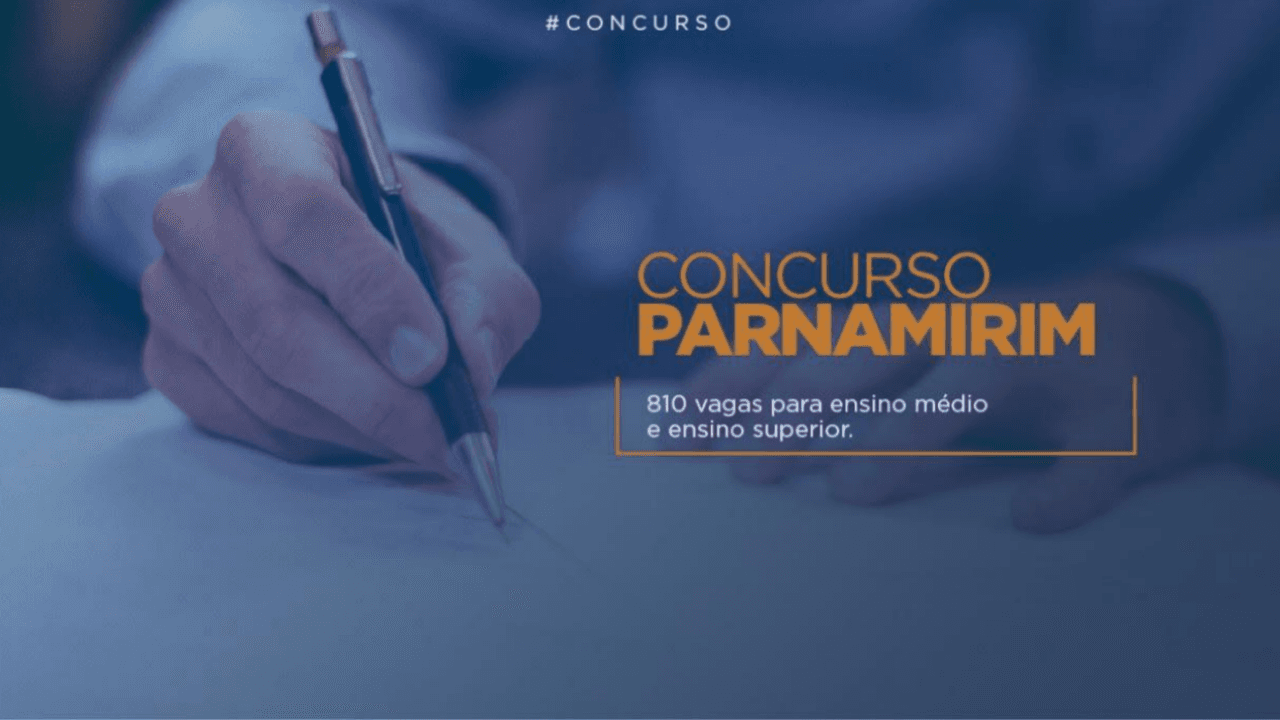 Concurso público de Parnamirim para mais de 800 vagas acontece neste domingo