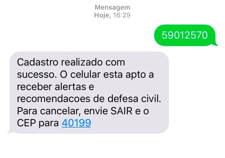 Potiguares podem receber alertas de riscos de desastre a partir desta segunda