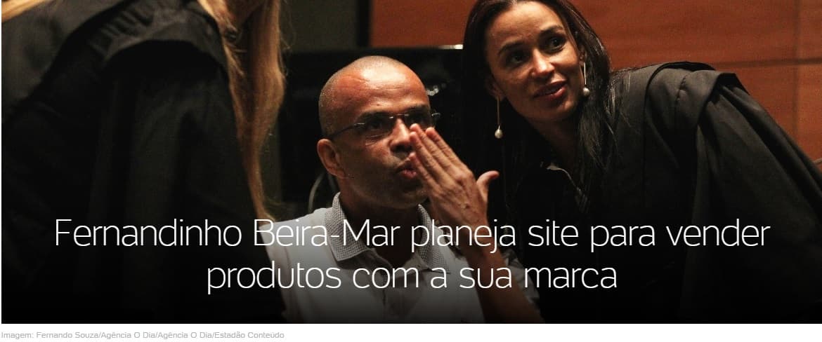 Direto de cela de presídio federal no RN, Fernandinho Beira-Mar planeja site para vender produtos com a sua marca
