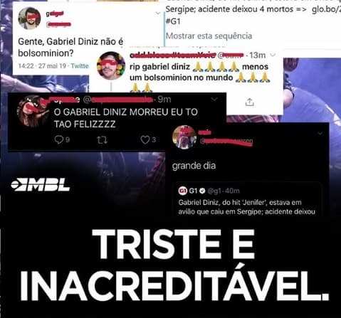 FANATISMO E INSENSIBILIDADE: Ainda há quem tenha a capacidade de misturar uma tragédia que comoveu o país com política
