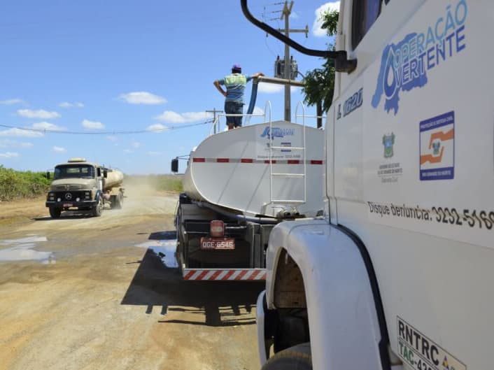Alto Oeste: Defesa Civil do RN realizará abastecimento com carros-pipa