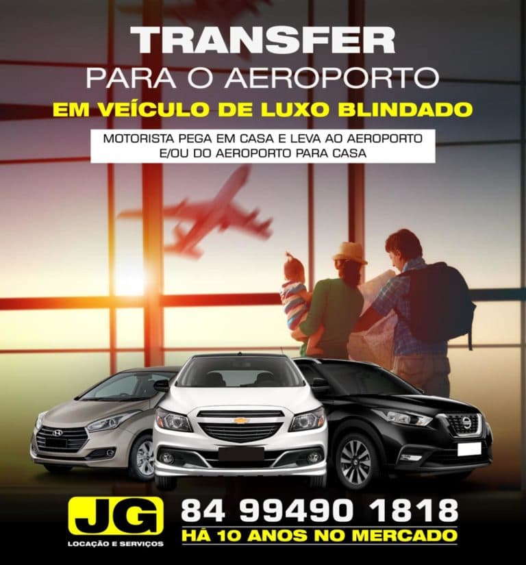 Agência oferece serviço de transfer para o Aeroporto de Natal em carro blindado
