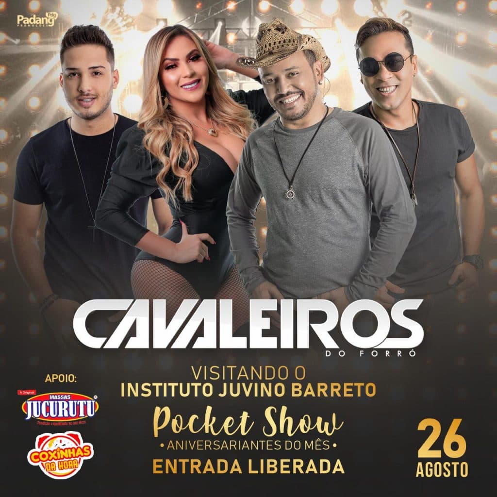 Juvino Barreto recebe pocket show do Cavaleiros do Forró