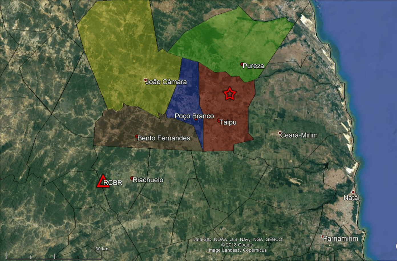 Novo tremor de terra foi registrado no município de Taipu, distante apenas 50 km de Natal
