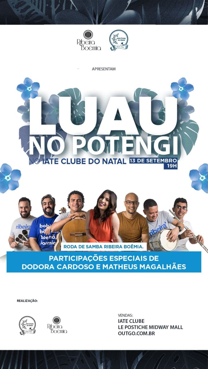 "Luau do Potengi”: festa do Ribeira Boêmia no Iate Clube promete ser sucesso de público nesta sexta-feira(13)