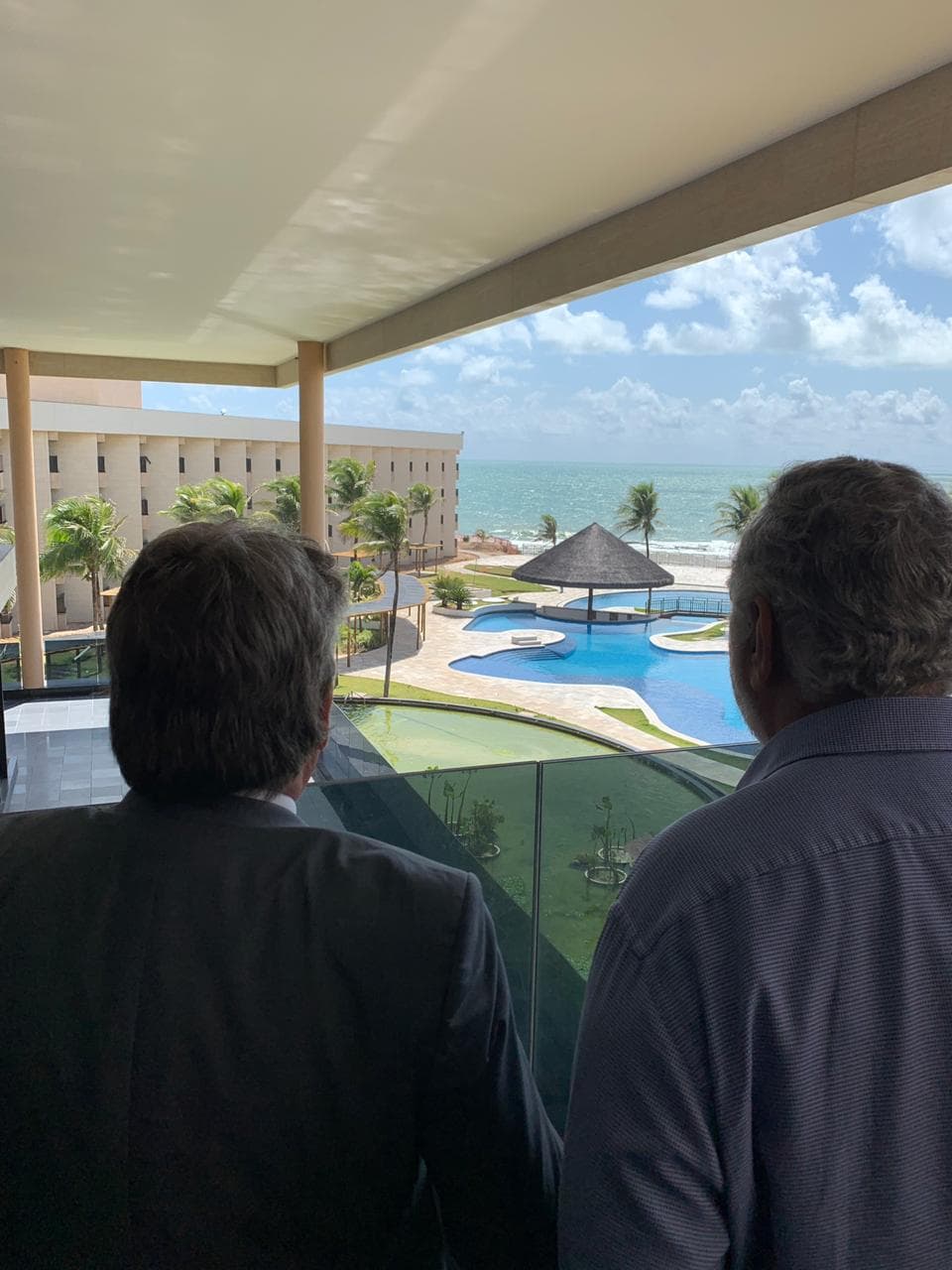 FOTOS: Governador da Paraíba visita empreendimento em Natal