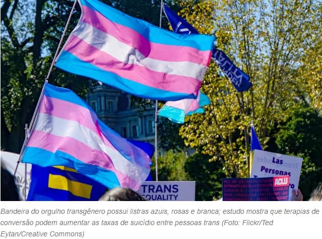 Terapias para pessoas trans não trocarem de gênero dobram risco de suicídio, aponta novo estudo