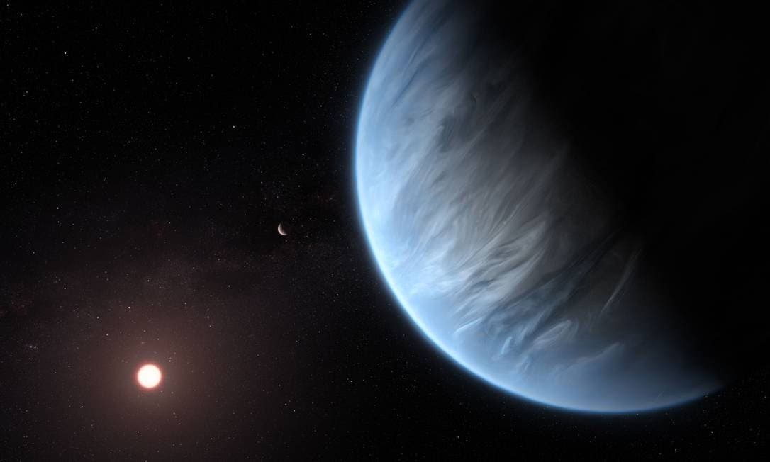Cientistas descobrem água pela primeira vez em planeta extrassolar habitável