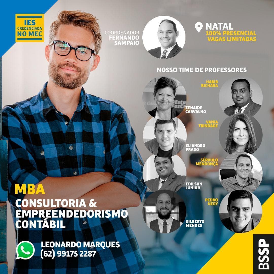 BSSP inaugura turma de MBA em Consultoria e Empreendimento Contábil em Natal