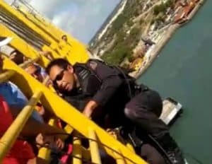 PM que tentou evitar suicídio recente na Ponte da Redinha é homenageado nas redes sociais