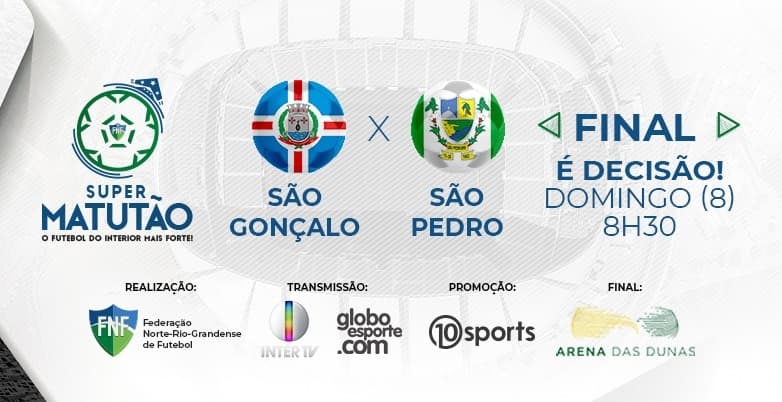 Veja valores de ingressos para final do Matutão neste domingo na Arena das Dunas entre São Gonçalo e São Pedro