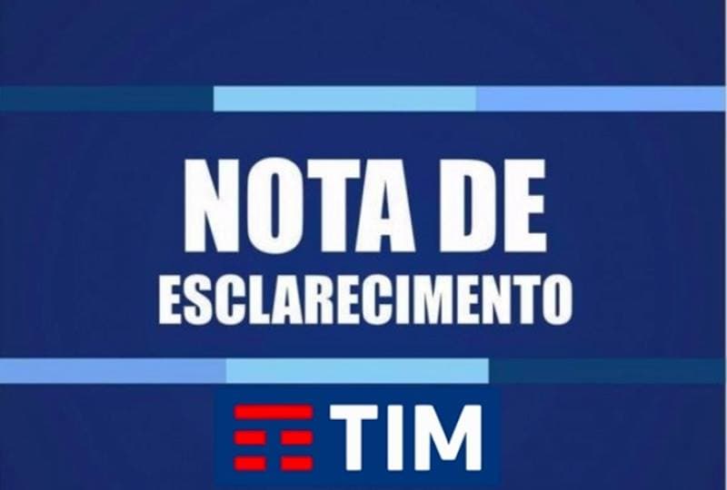 TIM informa que sinal será restabelecido ainda nesta terça-feira em Ceará-Mirim