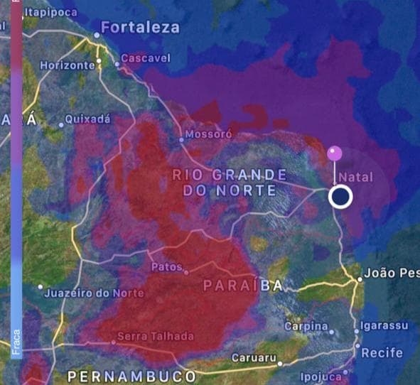 Previsão é de possibilidade de chuva para os próximos dias