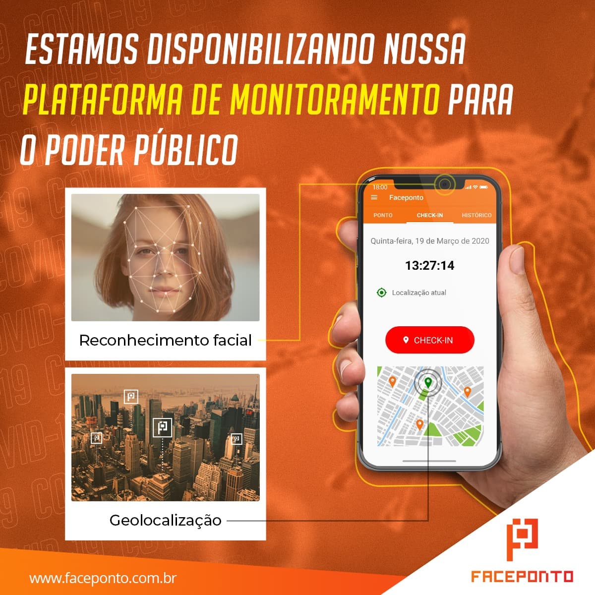 Faceponto disponibiliza plataforma de monitoramento para o poder público