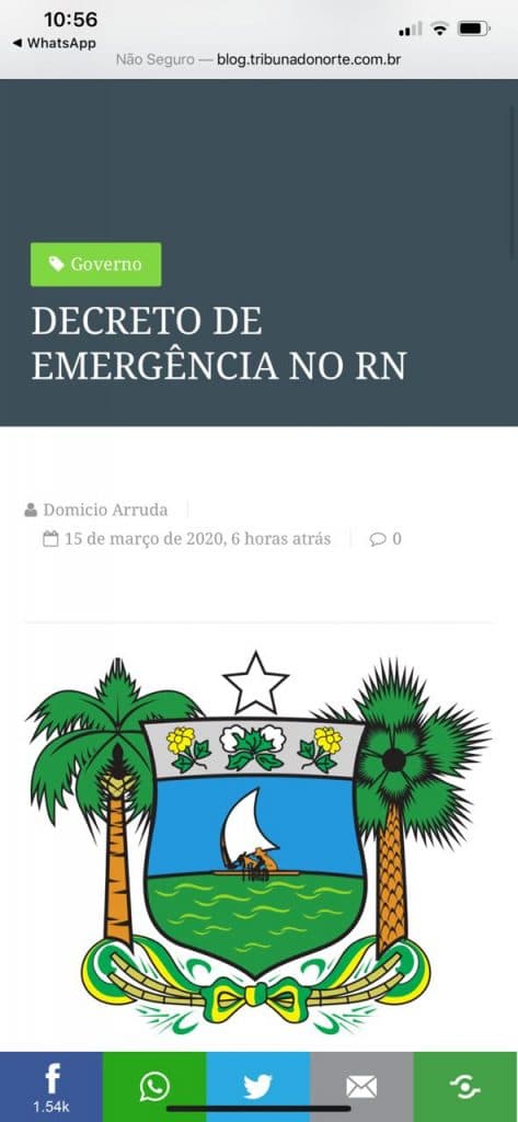 TERRITÓRIO FAKE: Blog na Tribuna do Norte publica decreto inexistente