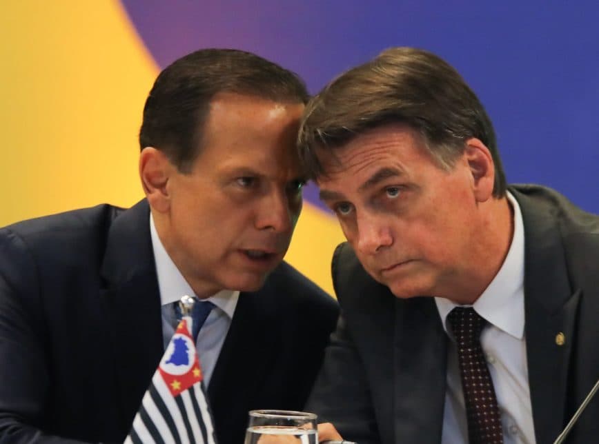 Bolsonaro é rejeitado por 48% na cidade de São Paulo; taxa de Doria é 44%