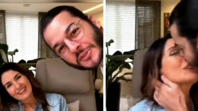 VÍDEO: Fátima Bernardes troca nome de Túlio Gadêlha pelo ex, William Bonner, em live