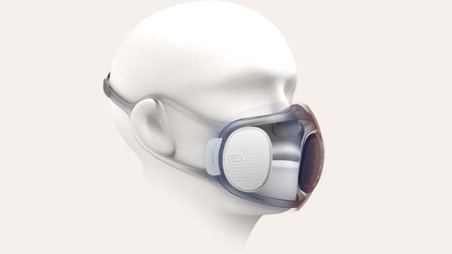 Xiaomi trabalha em máscara que se desinfeta sozinha e permite ver rosto