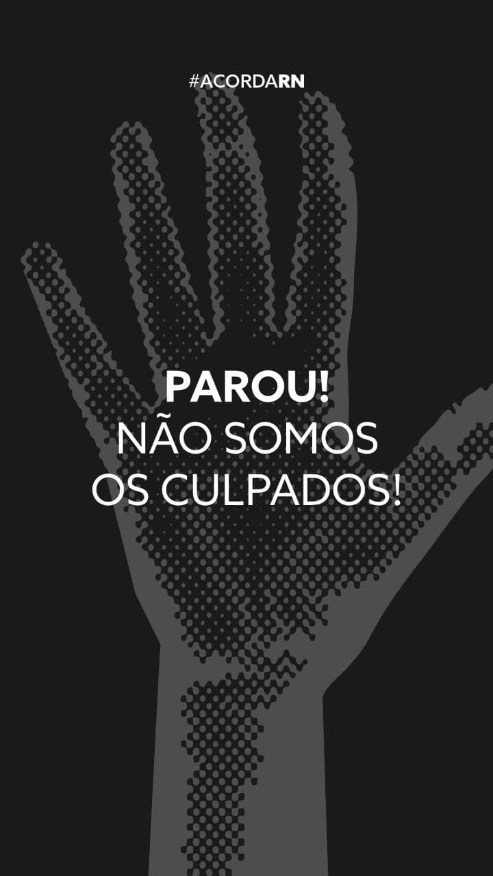 Roda nas redes sociais campanha #AcordaRN