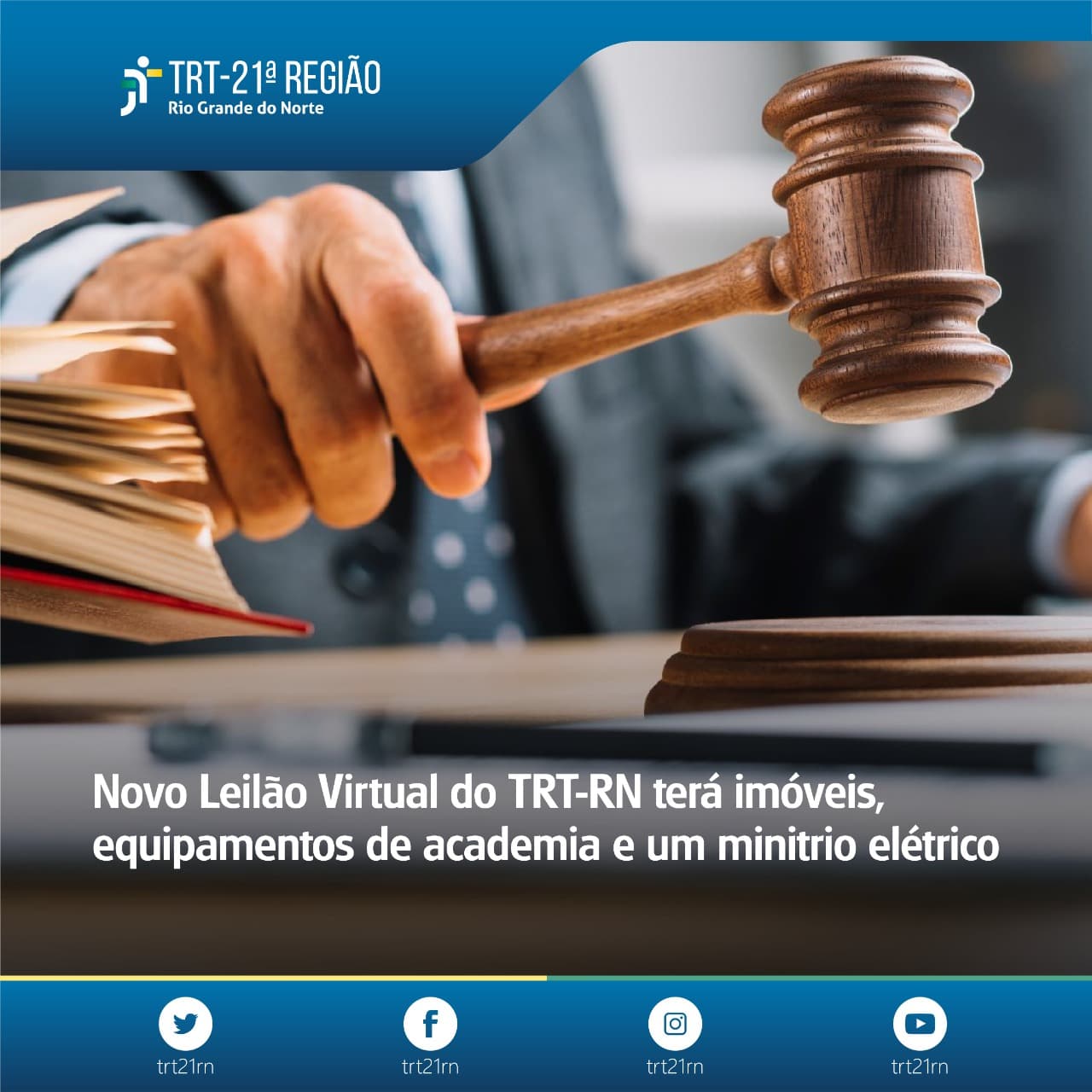 Novo Leilão Virtual do TRT-RN acontece nesta sexta-feira com imóveis, automóveis e equipamentos