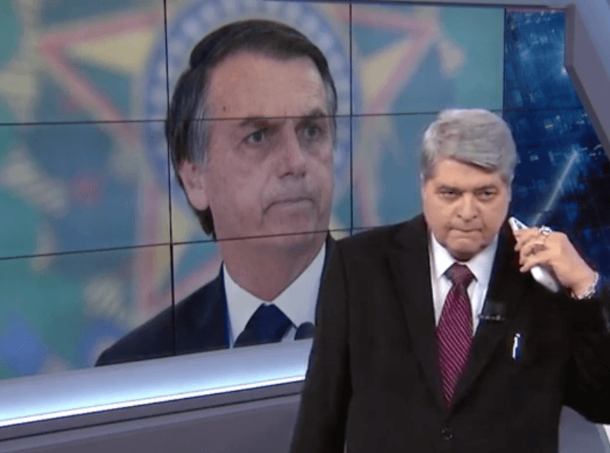 Datena rebate declaração de Bolsonaro sobre jornalistas: "Bundão é o senhor"