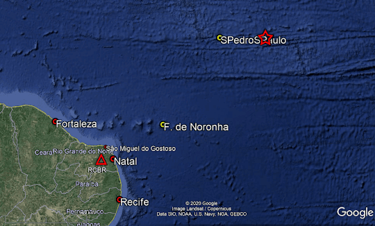 Tremor de terra de magnitude 6.9 é registrado perto de arquipélago no RN