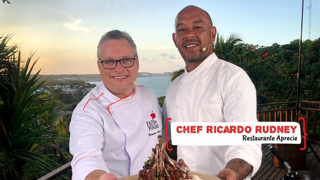 Papo de Fogão deste sábado recebe o chef Ricardo Rudney, do restaurante Aprecie; e o chef Joelson Leite, do restaurante do hotel Sombra e Água Fresca