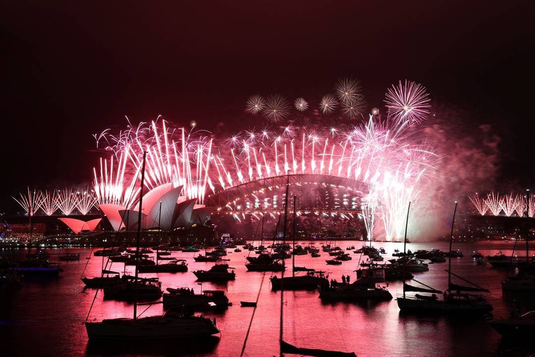FOTO: Já é 2021 na Austrália