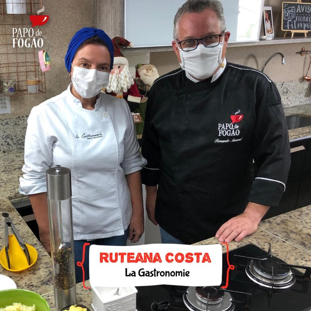 Papo de Fogão deste sábado recebe Ruteana Costa da escola de gastronomia La Gastronomie