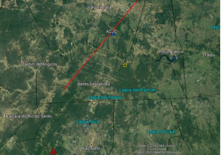 Tremor de terra é registrado no município de Bento Fernandes